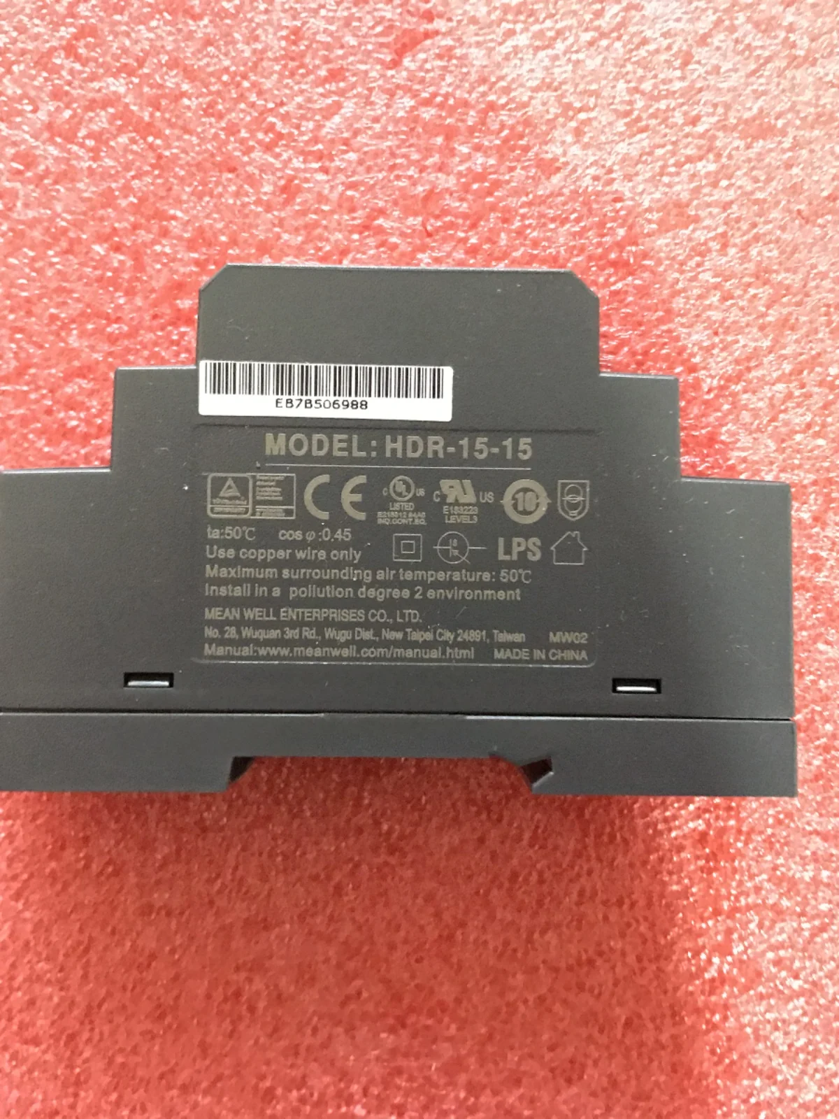 HDR-15-5 HDR-15-12 HDR-15-15 HDR-15-24 HDR-15-48 Rail Type DC Switch Power Supply 15W Thin DR15 Stepped