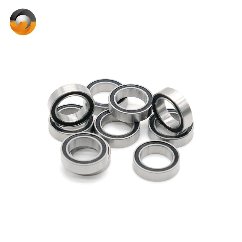 10pcs S6700RS Bearing 10x15x4 mm ABEC-7 Stainless Steel Bearing S61700RS 6700 RS Thin Section Bearing