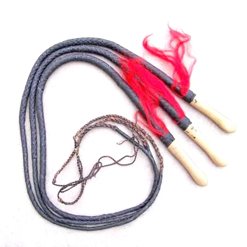 Wooden Handle Shepherd Whip Shaolin Whip Performance Fitness Snake-Shaped Whip Kungfu Whip Martial Arts Supplies