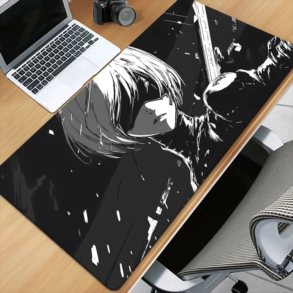 Pretty New Nier Automata 2b Mouse Pad PC Game Carpets Laptop Desk Pad XXL Non-Slip Computer Pad Keyboard Accessories Mouse Mat