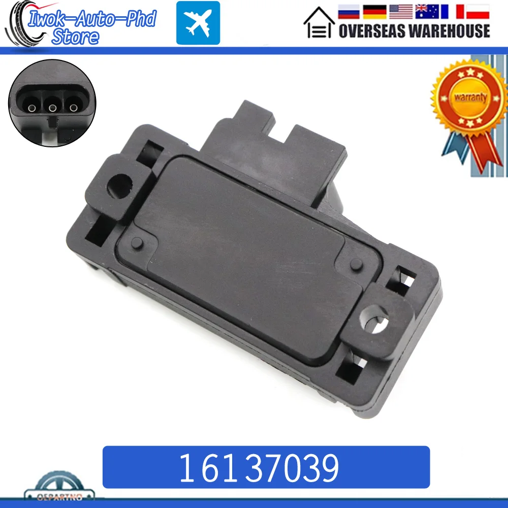 16137039 1 BAR Turbo Intake Air Boost Pressure MAP Sensor For GMC C1500 C2500 C3500 C3500HD Caballero Pontiac Bonneville