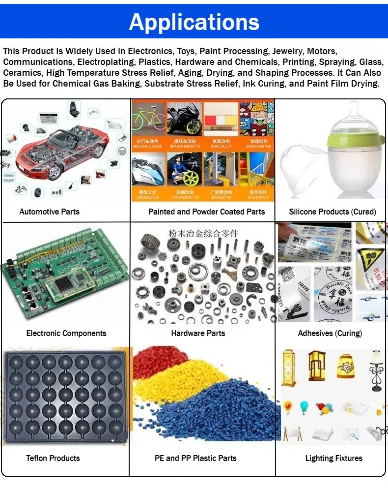 Línea de secado de temperatura constante con circulación de aire caliente FOB, horno de túnel de curado de pegamento, moldeado y horno para hornear con control de temperatura