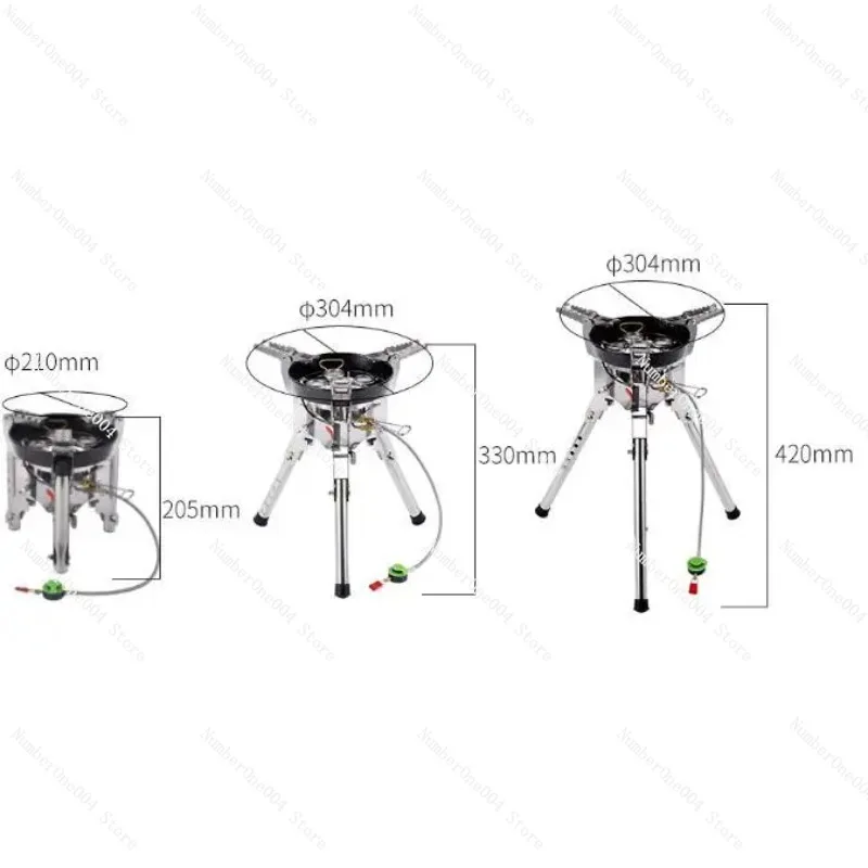 

BRS-69 Fire Table Camping Gas Stove Outdoor High Power Bracket Stove High Altitude Windproof Portable Stove
