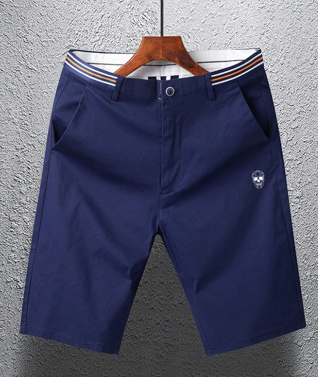 Summer Men's Cotton Golf Pants Trendy Loose Golf Clothing Men's Golf Shorts Casual Shorts Men's Korean Five-point Pants