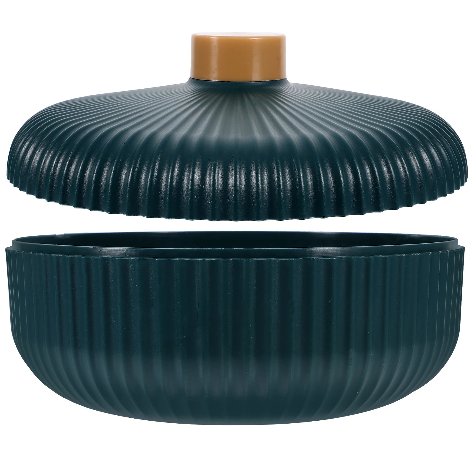 

3-Compartment Dry Fruit Box Plastic Snack Case Lidded Candy Container Nuts Serving Tray Dry Fruit Tray Snack Box