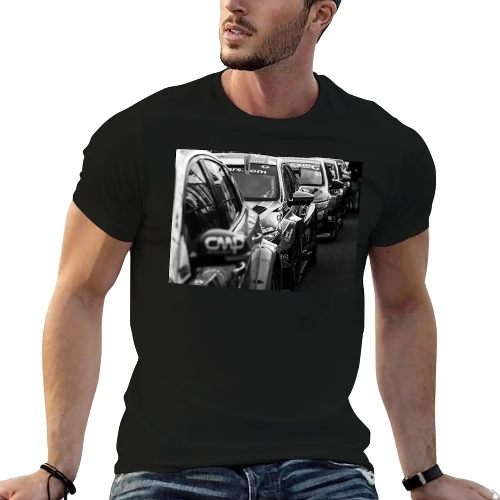BTCC British Touring Car Lineup T-Shirt t shirt man casual anime tshirt T-Shirt