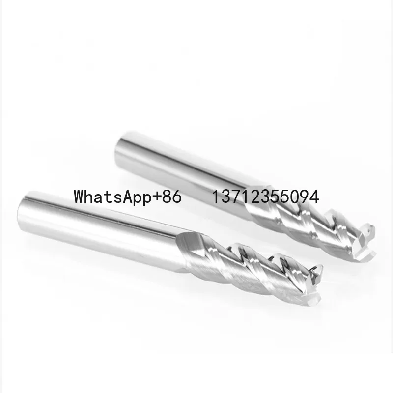 

Tungsten Steel Carbide HRC58 3-Flute Round Nose End Mill For Aluminum CNC Mechanical Processing Milling Cutter Tools