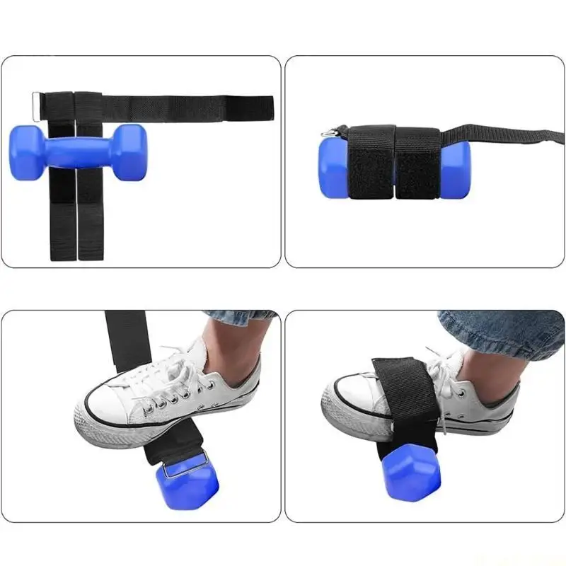 M5TC Dumbbell Foot Attachment Adjustable Ankle Weight Dumbbell Ankle Strap for Feet Weight Lifting Shin Splint Leg Extension