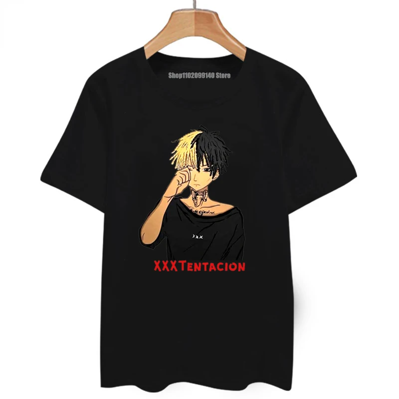 Harajuku Street Loose Retro Xxxtention T-shirt Men and Women Couples Popular Street T-shirt Casual Top Summer Short Sleeve Tee