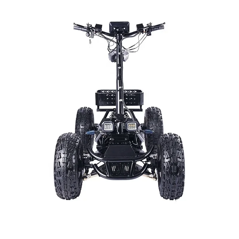 8000W Foldable Dual Suspension Electric Scooter Adult Four Wheels ATV Golf Cart for Outdoor Pit Dirt Sports
