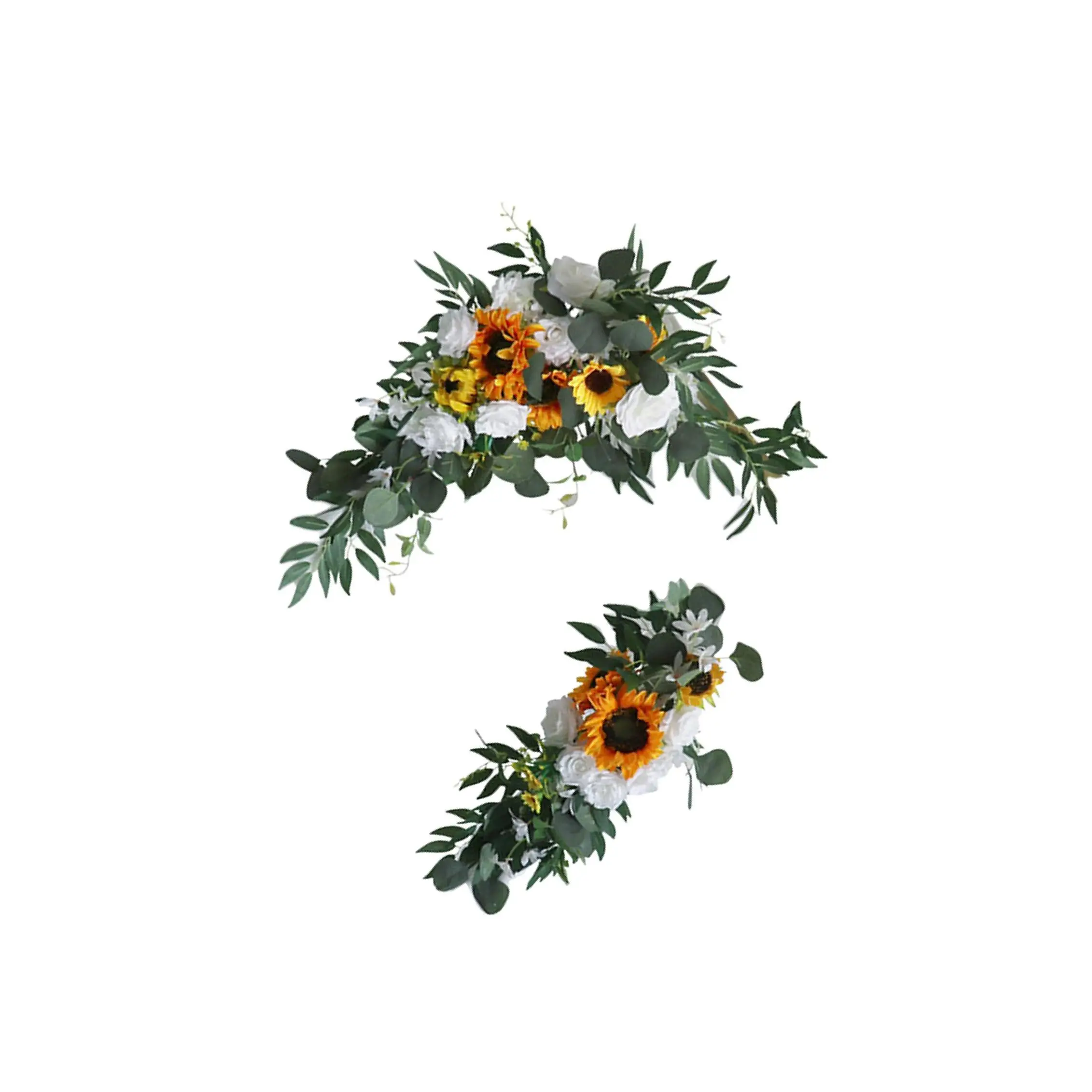 

2шт свадебная цветочная арка с гирляндой для декора церемонии подсолнечник R