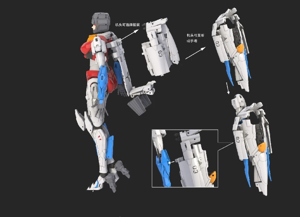 CS03 변환 CS-03 StarQueen 액션 피규어 장난감 선물 컬렉션 19CM