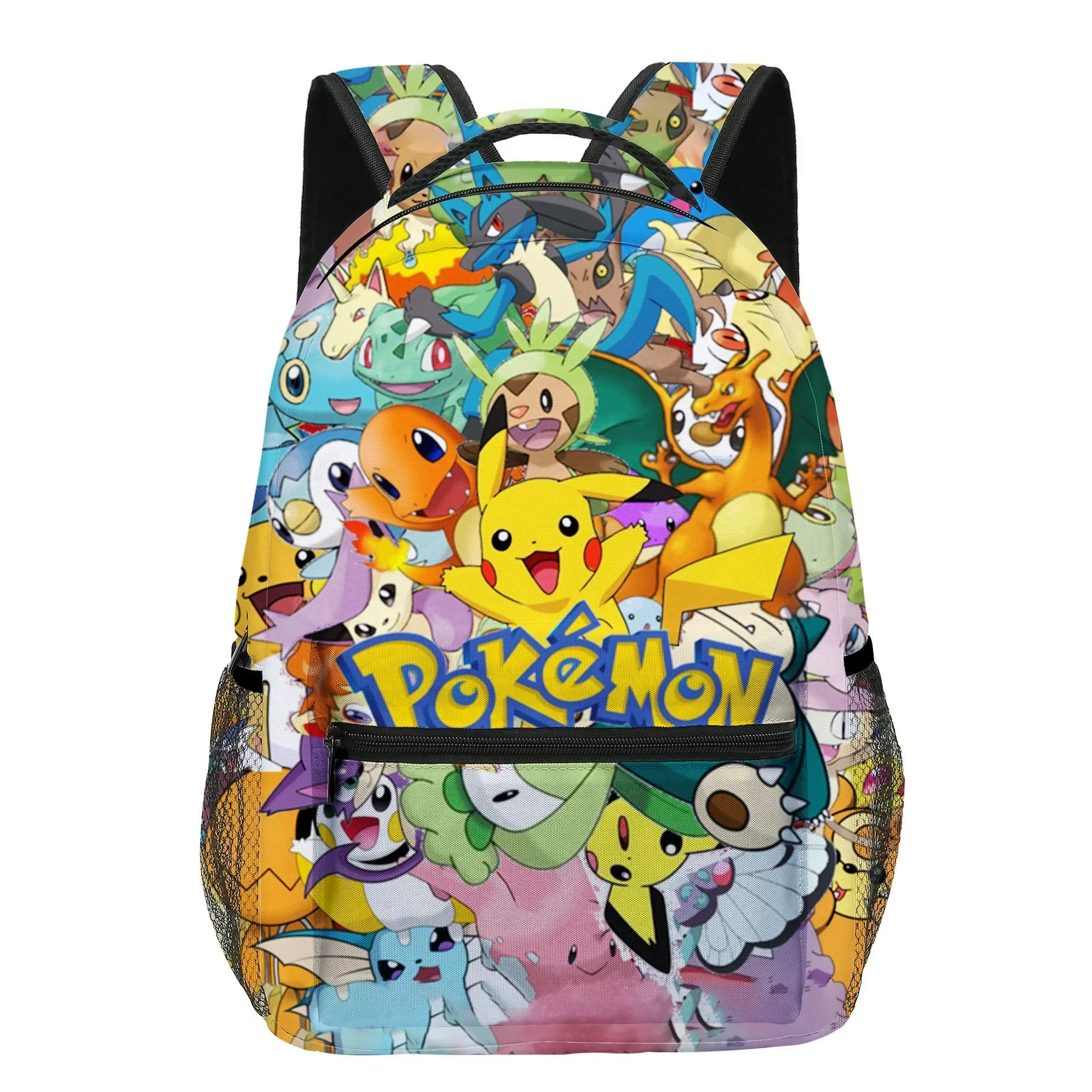 MINISO Pikachu Pet Elf Pokemon Pikachu podstawowej i gimnazjum tornistry dla uczniów chłopców dziewczyna Anime kreskówka tornister Mochila