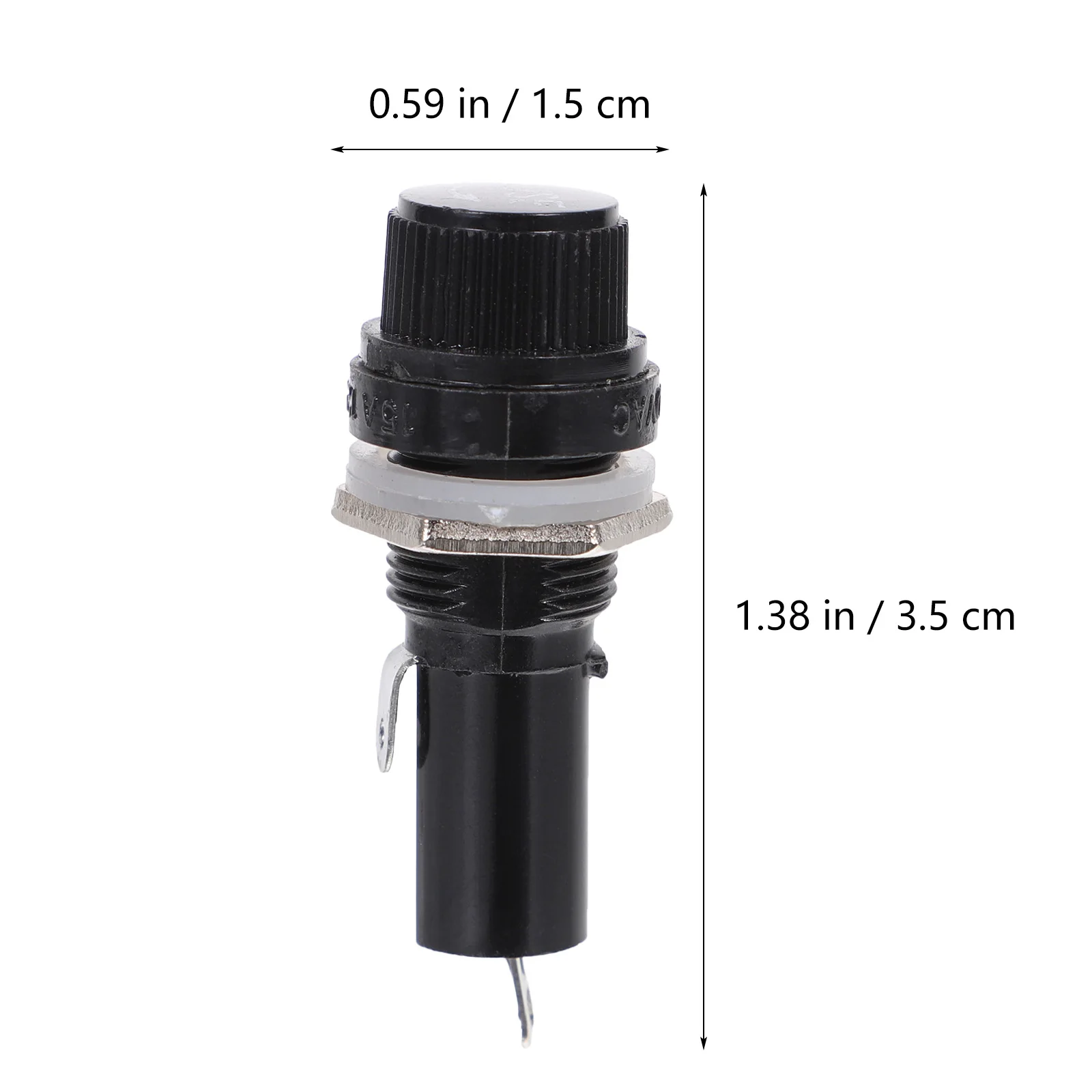 

16 Pcs Fuse Socket Holder Panel Mount Glass Tube Automotive Marine Car 30mm Mini Fuel Parts Stable Durable Practical