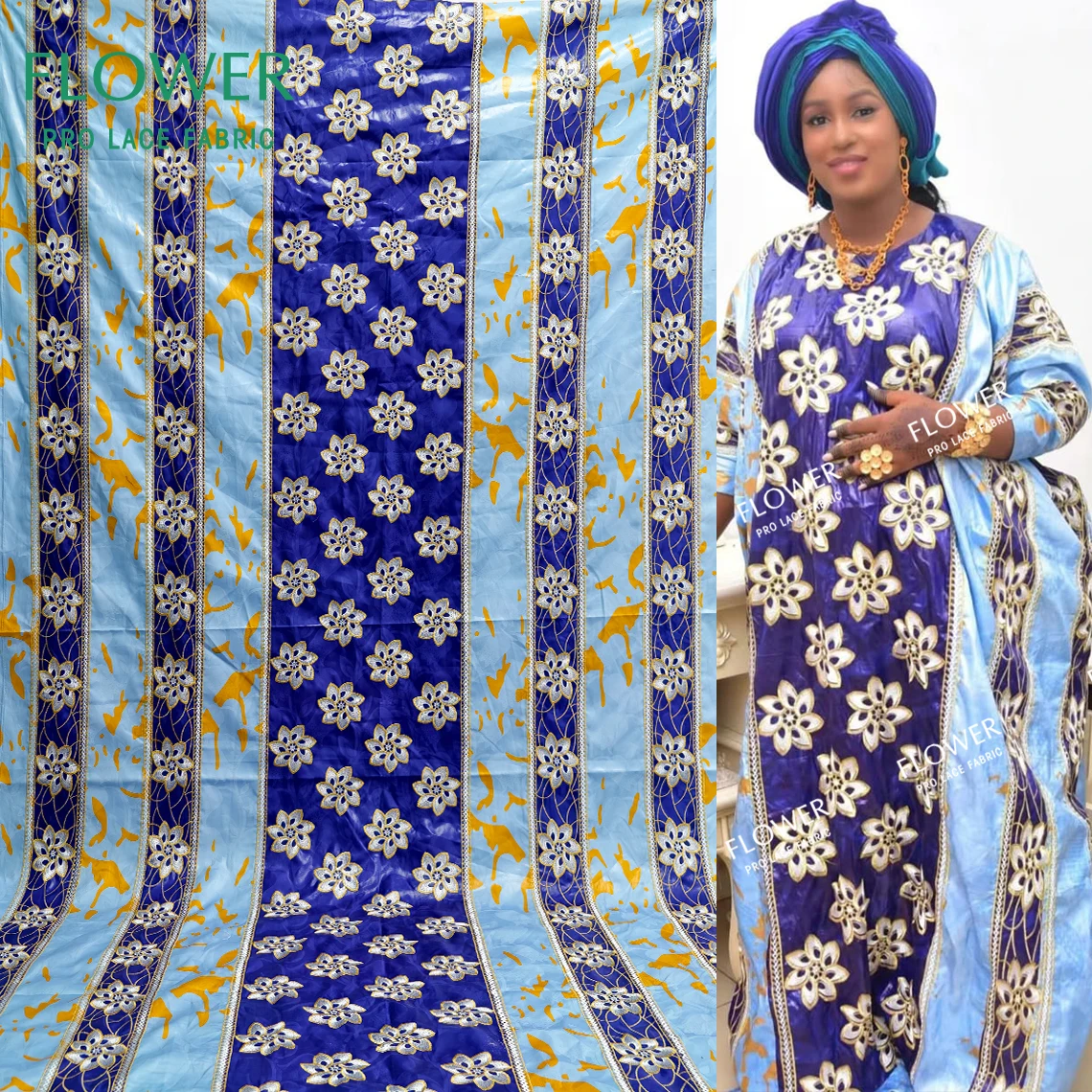 

3 метра африканской ткани франжани, роскошный брокат, нигерийский/малийский гипюр, кружевной материал для свадебных платьев