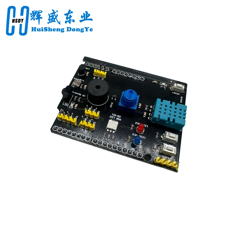 Плата датчика 9 в 1, многофункциональная Плата расширения DHT11 LM35, температурная влажность для Arduino UNO RGB, фотомагнитола с ИК-приемником