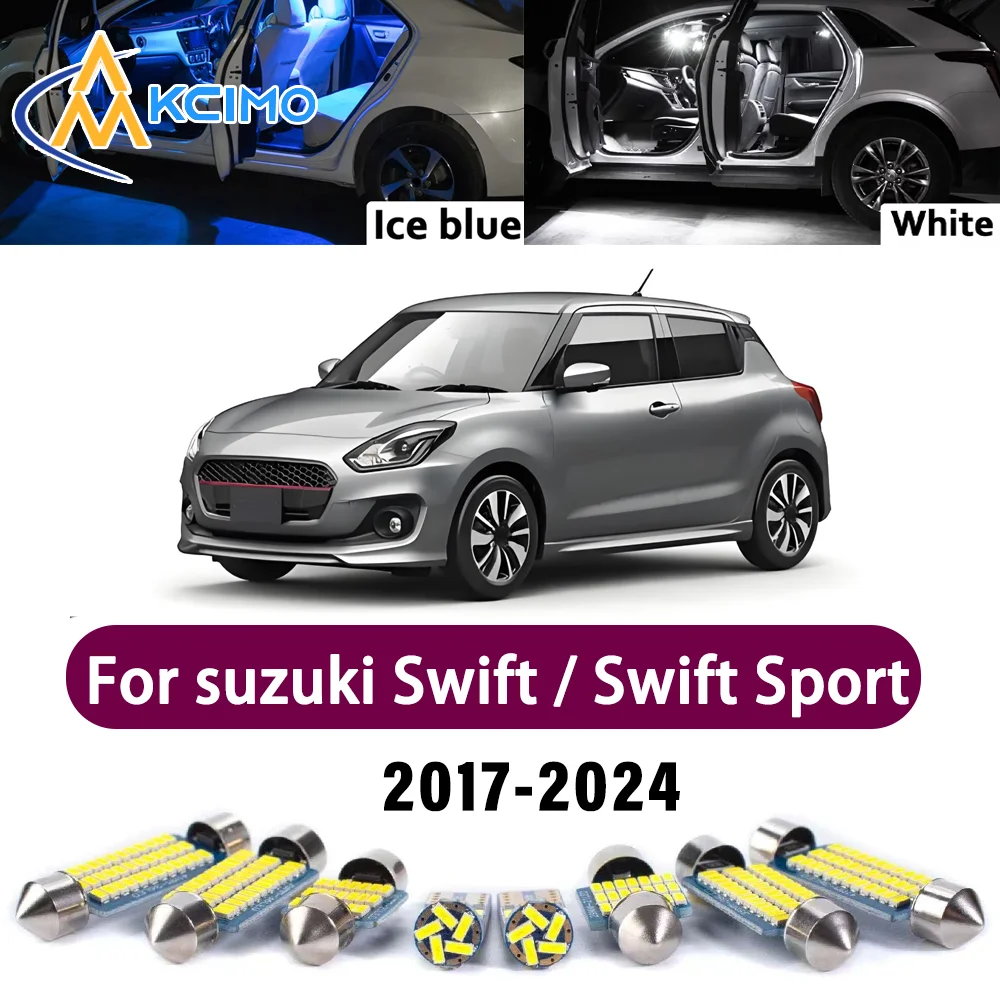 

LED Canbus Interior Reading Dome Vanity Mirror Light Kit For suzuki Swift / Swift Sport 2017-2024 Premium Easy Install Lights
