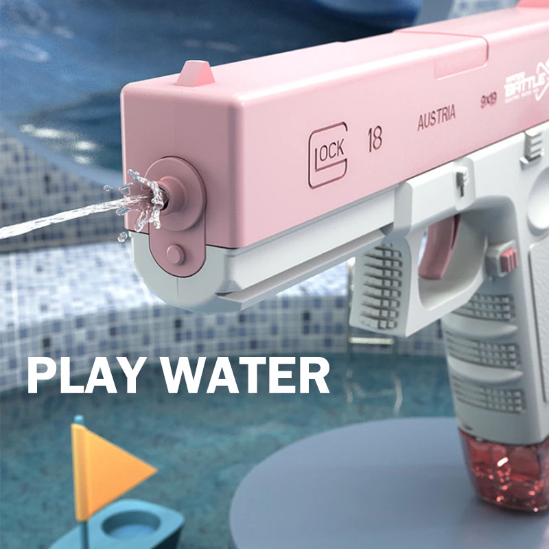 Fashion electric water gun toy for outdoor play sand   high pressure water gun for ault and kids