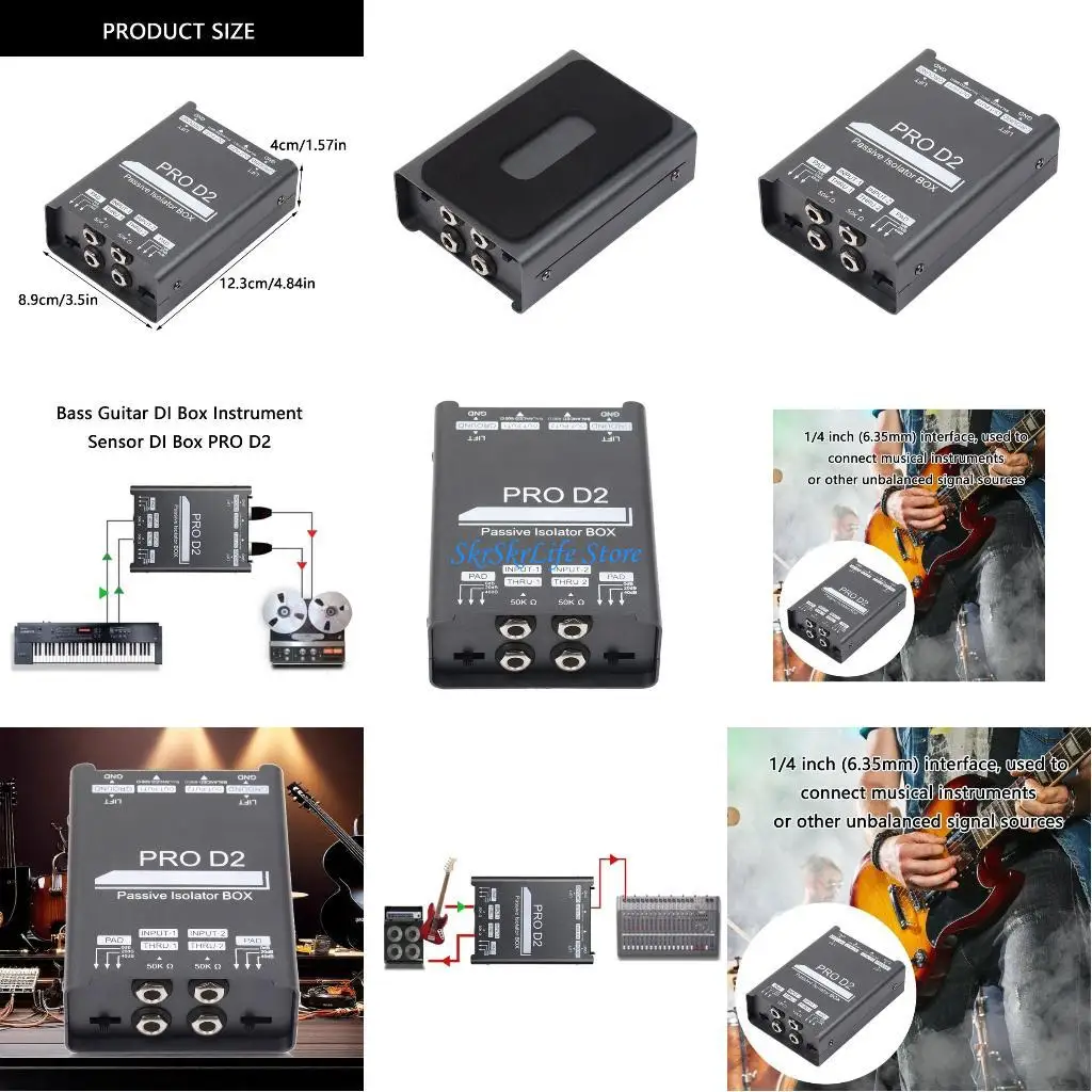 

E65E Двойной канал Sound изолятор 6.5 изоляторные микшеры в прямом эфире