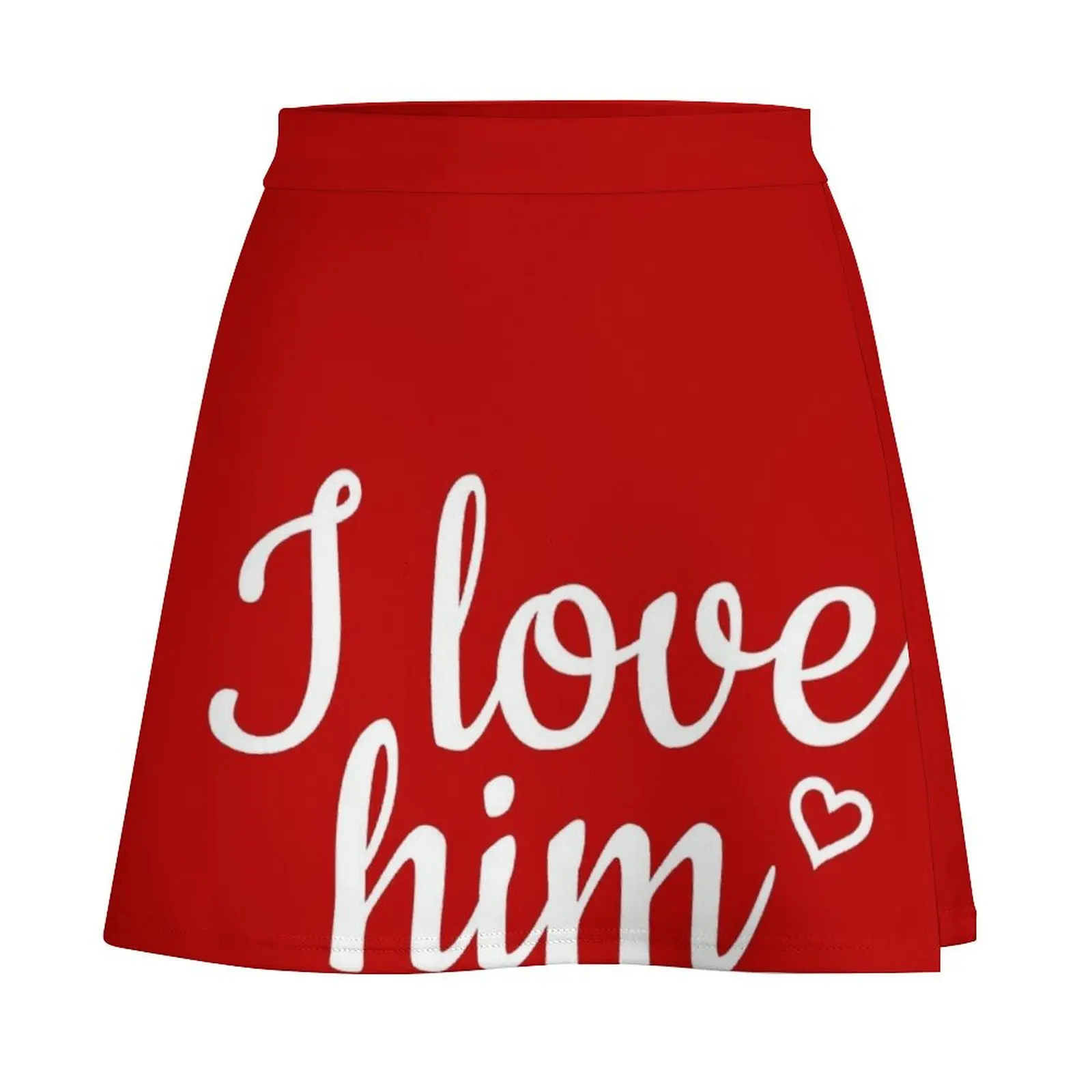 I love him red Mini Skirt extreme mini dress night club outfits dress Mini Skirt