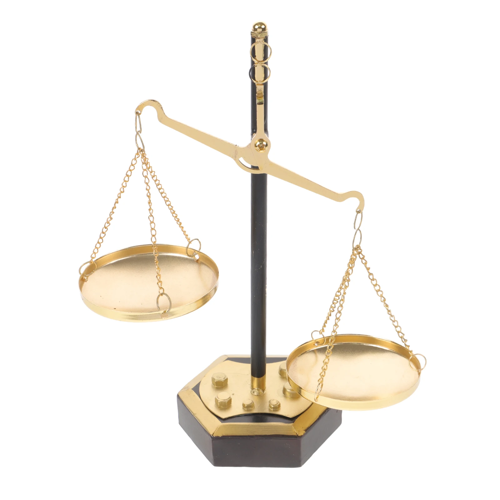 

Metal Libra Theme Balance Scale Decor 9x20x23 5cm Table Decorative Artwork for Home Office Study Farmhouse Vintage