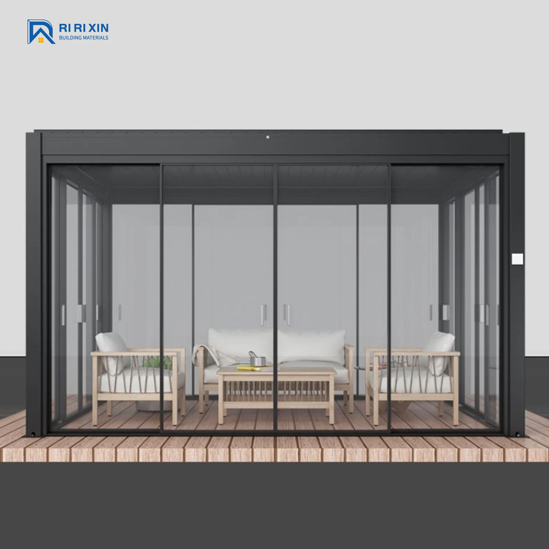 

Small Antique Colapsible Arc Sunroom Gazebo Blinds Pergola Canopy Garden Rooms and Cabin House Sunrooms & Glass House