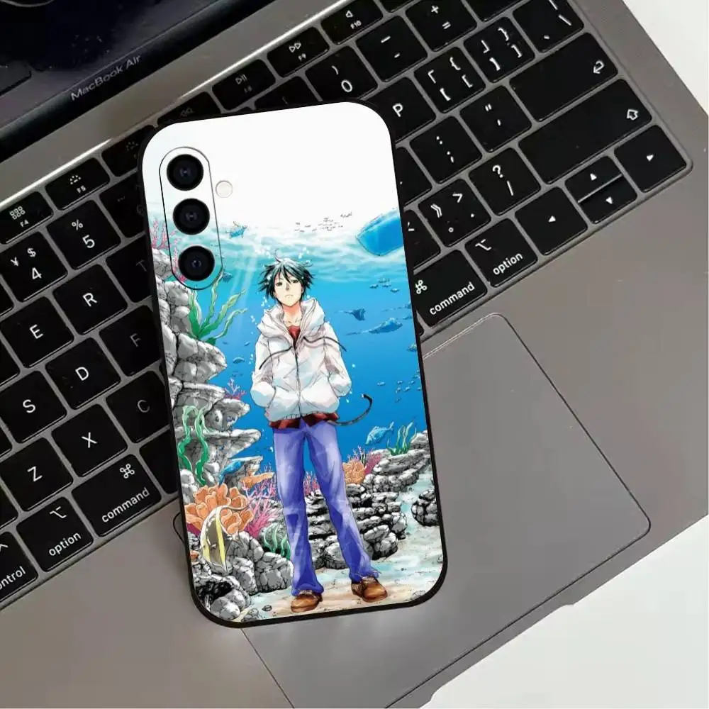 حافظة لهاتف سامسونج جالاكسي A73، A72، A71، A70، A53، A52، A51، غطاء أسود من السيليكون الناعم