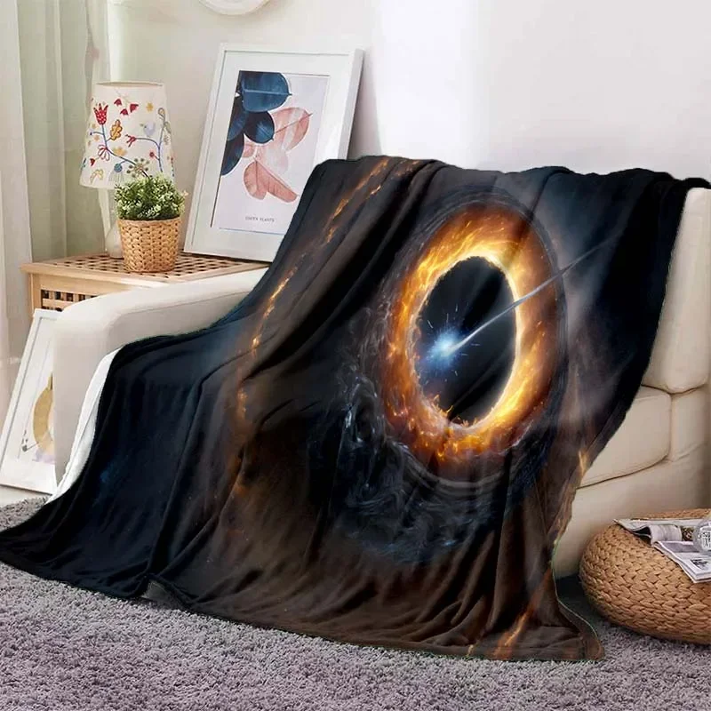 Cosmic Milky Way Starry Sky Blanket Fashion Bed Sofa AirConditioning Fashionable Leisure Picnic Travel Napping CustomizableThrow