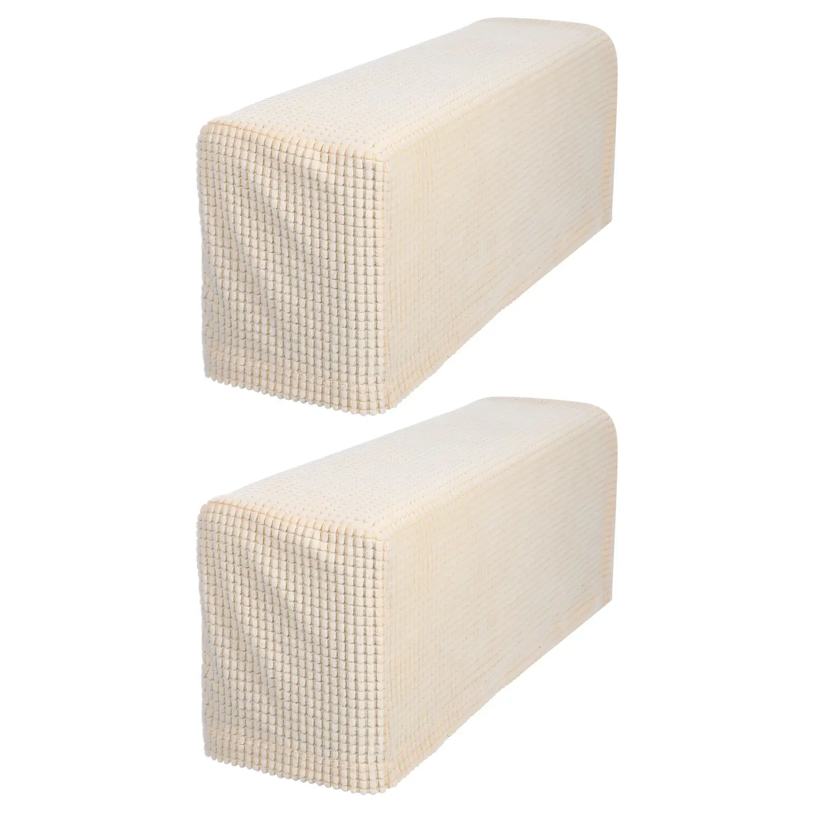 

2Pcs Sofa Armrest Covers Soft Stretch Polyester Protectors for Couch Arm Chair Living Room Bedroom Furniture Home Decor