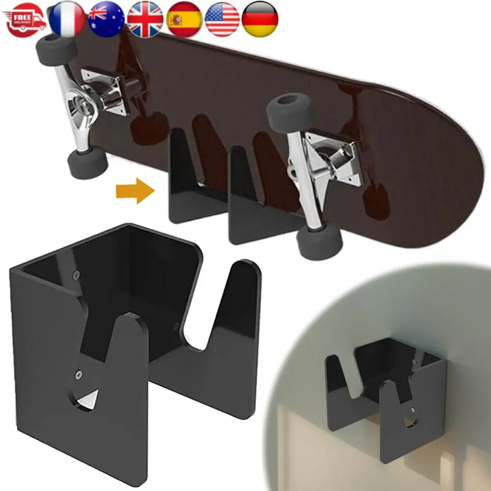 

Держатель для скейтборда, настенный кронштейн для скейтборда, настенная стойка для деки, настенный держатель для скейтборда для любителей скейтбординга