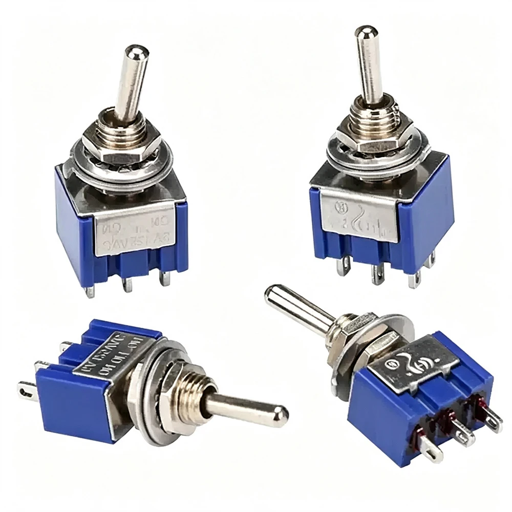 MTS-203  MTS-102 MTS-202  MTS-103 125V 6A   The Mini 3/6PIN -OFF-/OFF- Toggle switch is used to switch the lamp motor 5pcs/lot