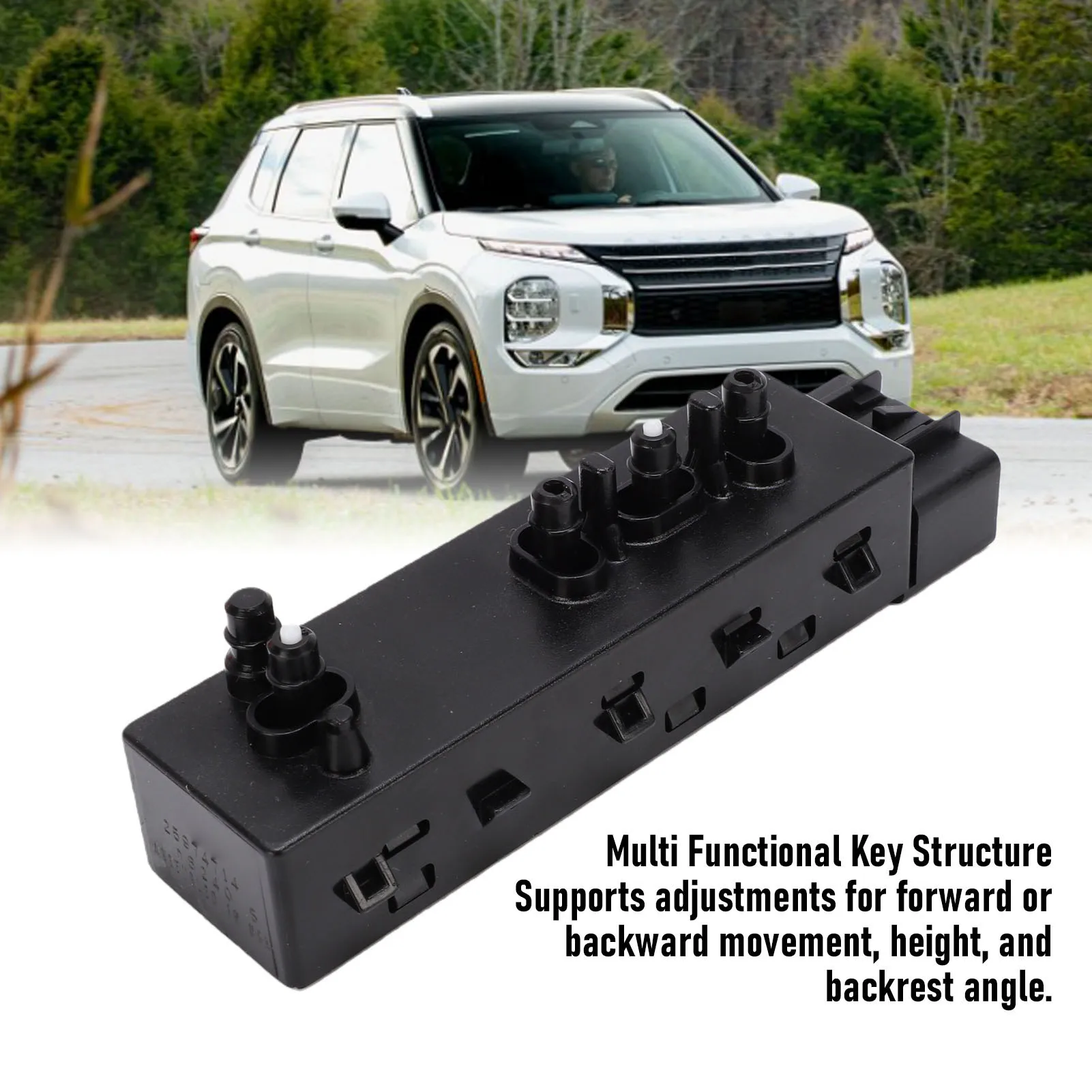 Power Seat Adjustment Switch 6922A033 Driver Side Seat Control Switch Replacement for Mitsubishi Outlander 2013-Later