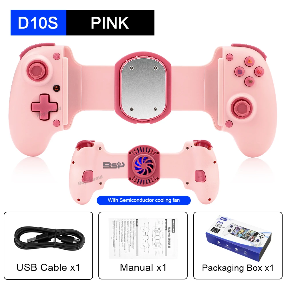 وحدة تحكم في ألعاب التبريد ، مناسبة للتبديل ، أندرويد ، أبل ، IOS ، تابلت ، PS3 ، PS4 ، XBOX ، جديد ، bs10 ، D10S