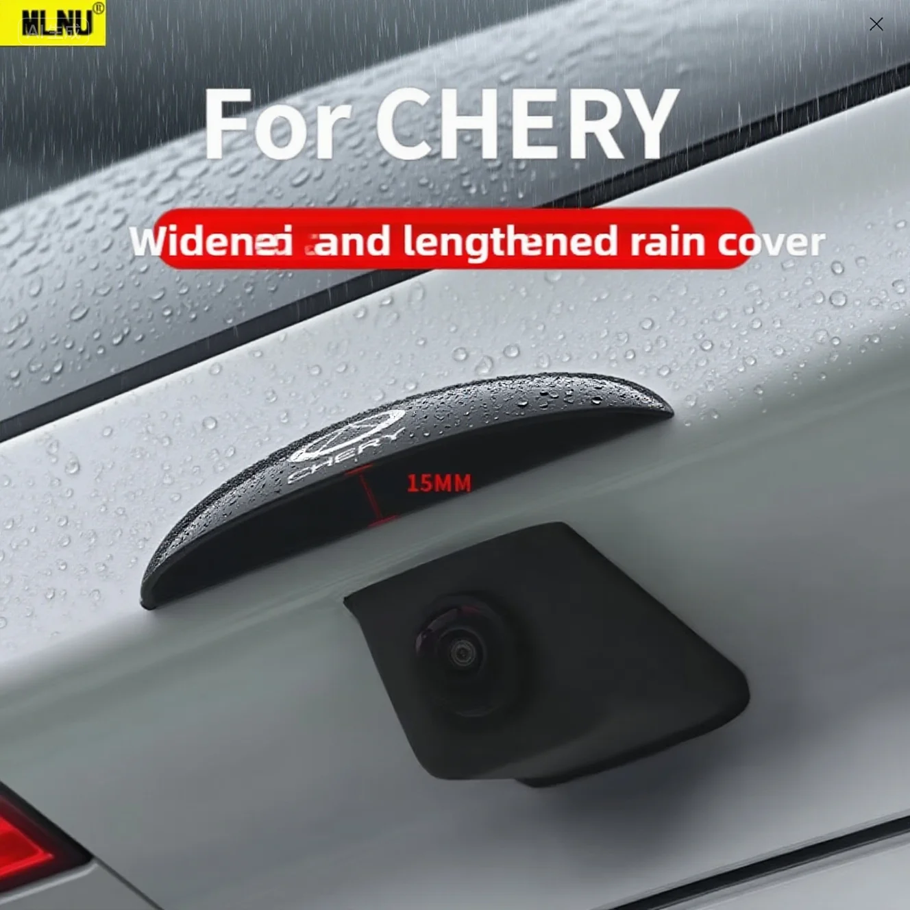 

For Chery Tiggo 7 Accessories 2025/2024 Reverse Camera Rain Shield Premium ABS, Dustproof & Waterproof,Long-Lasting 2022-2023