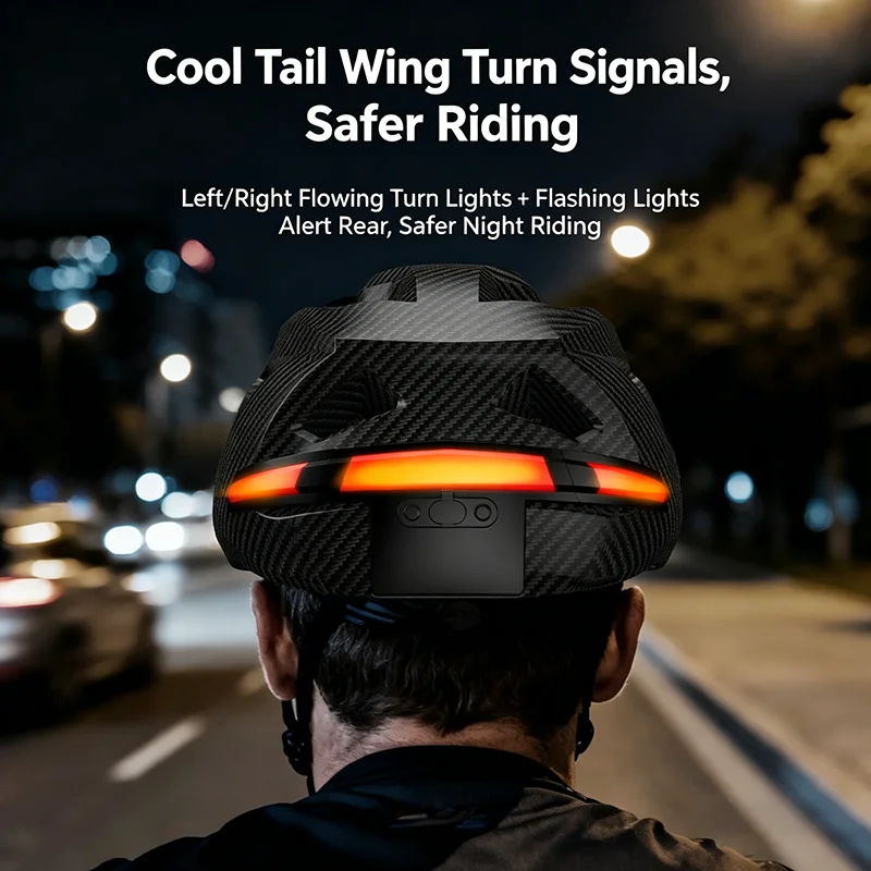 หมวกกันน็อคจักรยานอัจฉริยะบลูท - Bike Tail Light With Camera 1080P บทวิจารณ์และราคา