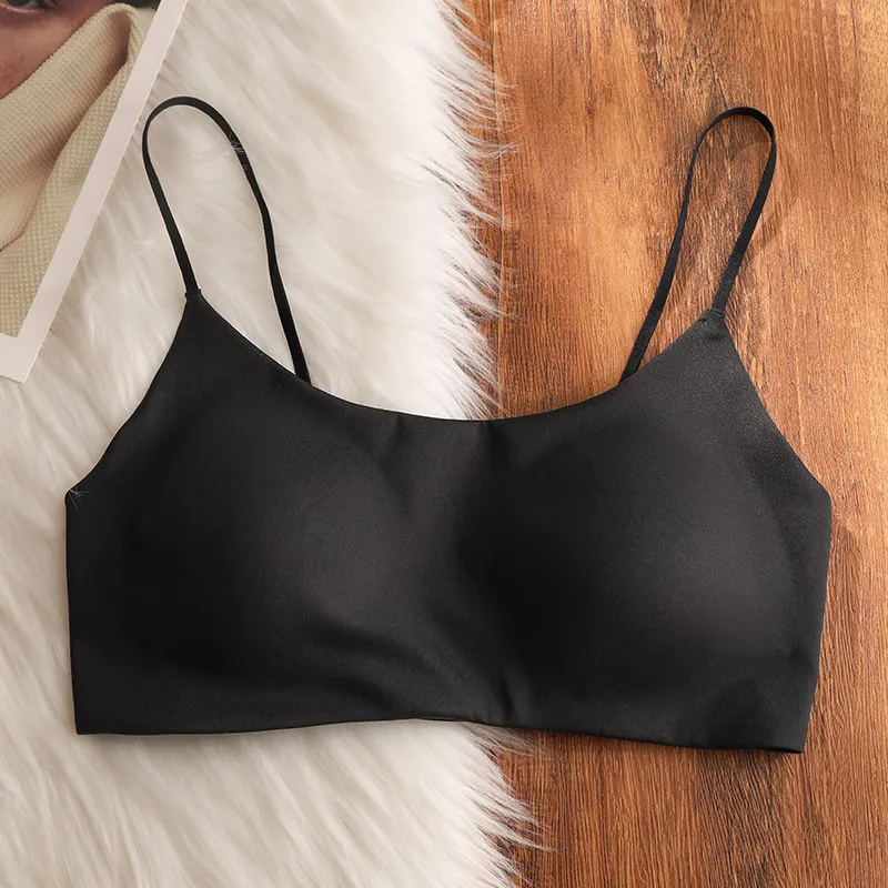 Novedades de Verano: Sujetador de Mujer Sin Costuras, Estampado de Leopardo, Sin Aros, Push Up, Realza Espalda, Sin Cierre, Estilo Pull Over