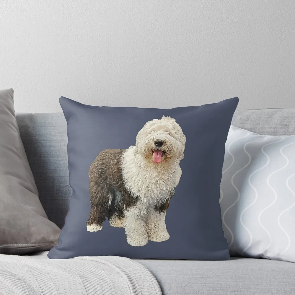 

Old English Sheepdog Throw Pillow pillow pillowcase home decor items Pillow Covers Decorative Pillowcases For Pillows