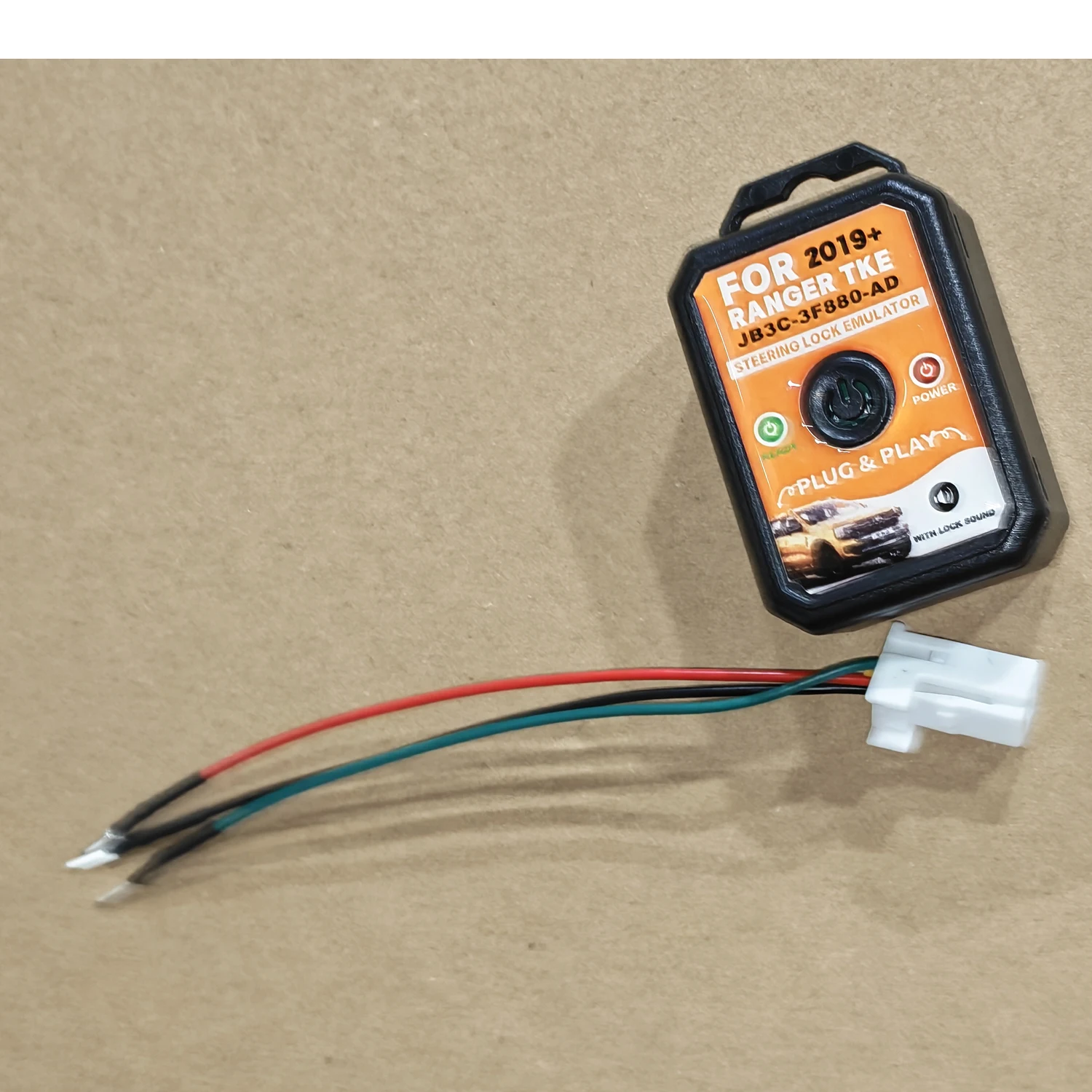 ELV ESL Steering Lock Emulator For Ford Ranger Figo JB3C-3F880-AD After 2019 Plug & Play with Lock Sound No Need Programming