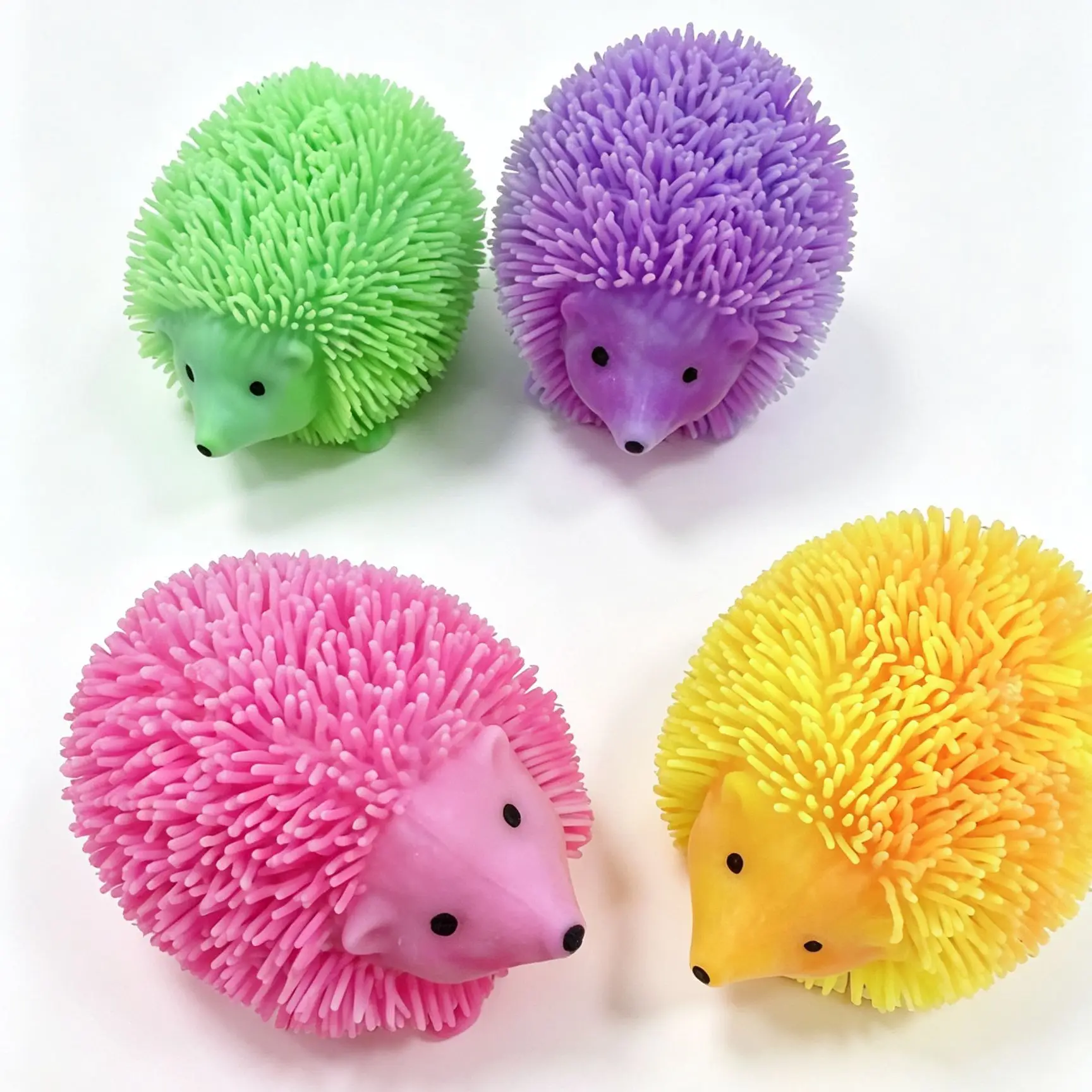 Crispy Squishy Handmade Ball Hedgehog Fidget Toys Crunchy Sensory Balls Stress Relief Pinch Fluffy Ball Toys Party Favors Gift