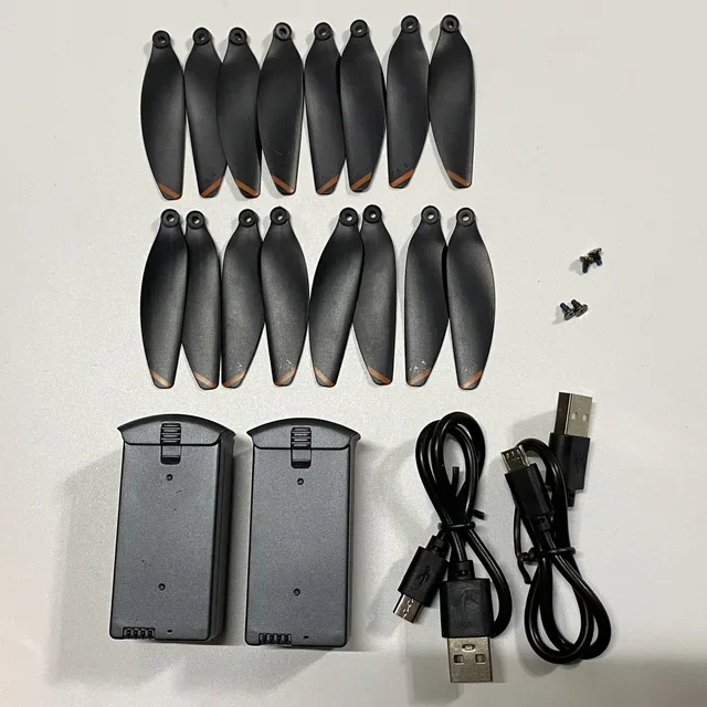 

LS-S6S Propellers Blades 7.4V 1600mAh Batteries USB Charging Wire Kit for S6S Mini GPS RC Quadcopter Drone Battery Charger Parts