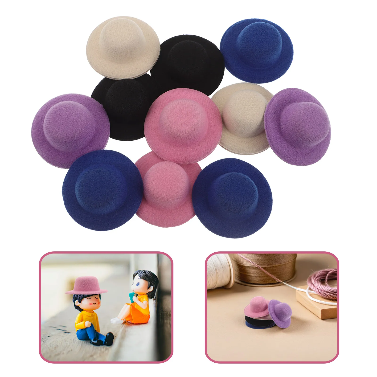 

15 миниатюрных шляпок-украшений: легкие, прочные мини-федоры, тонкая работа, товары для рукоделия, для вечеринок и украшения волос