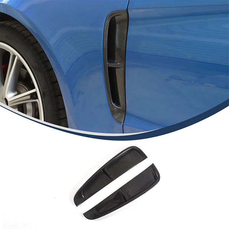 

Car Side Fender Vent Sticker Car Body Decoration Auto Bonnet Air Intake Flow Hood Scoop Cover For Porsche Panamera 971 2017-2024