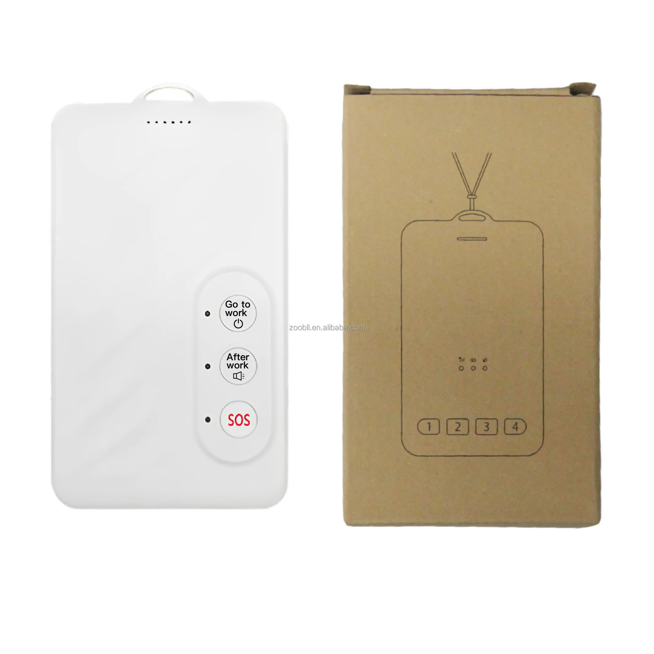 4G Global GPS Tracker mit SOS-Alarmsystem WIFI und GSM-Positionierung PC Track View für persönliche Standortung und Notruf