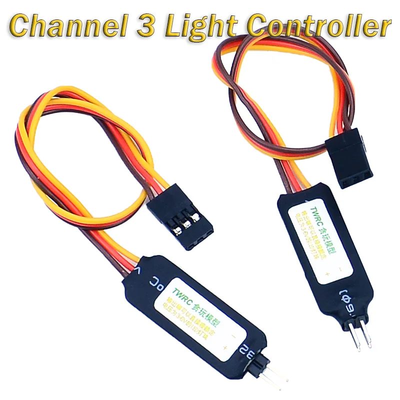 RC Car Channel 3 Switch Controller Headlights Breaking Flash Multi-mode for Tamiya RC Truck for SCANIA 770S R620 for VOLVO FH16