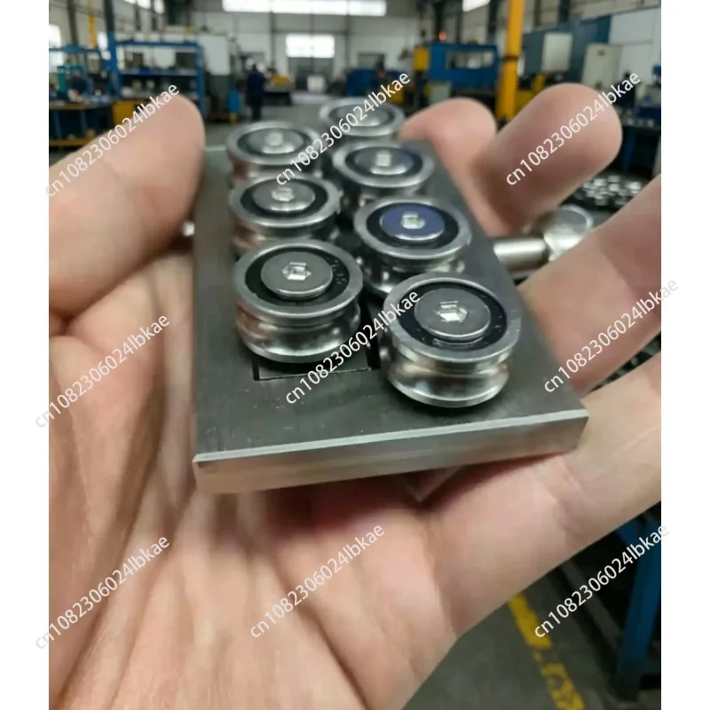 for 1-2.5MM 7-Wheel Manual Cable Straightener 304 Stainless Steel U-type Wire Straightening Machine For 1-3mm Soft Copper