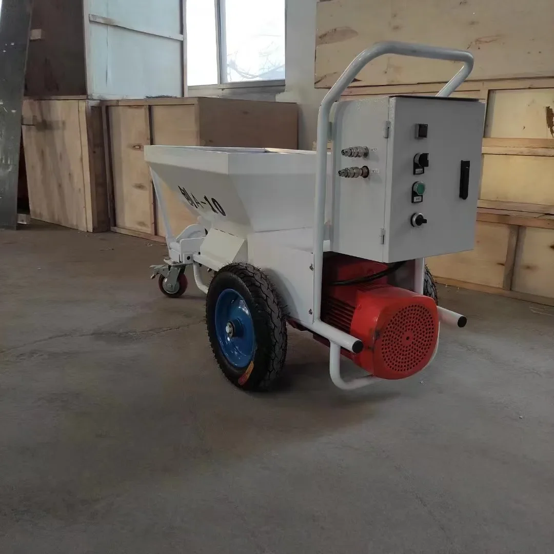 Gypsum cement plastering painting PFT plastering machine mortar spraying machine