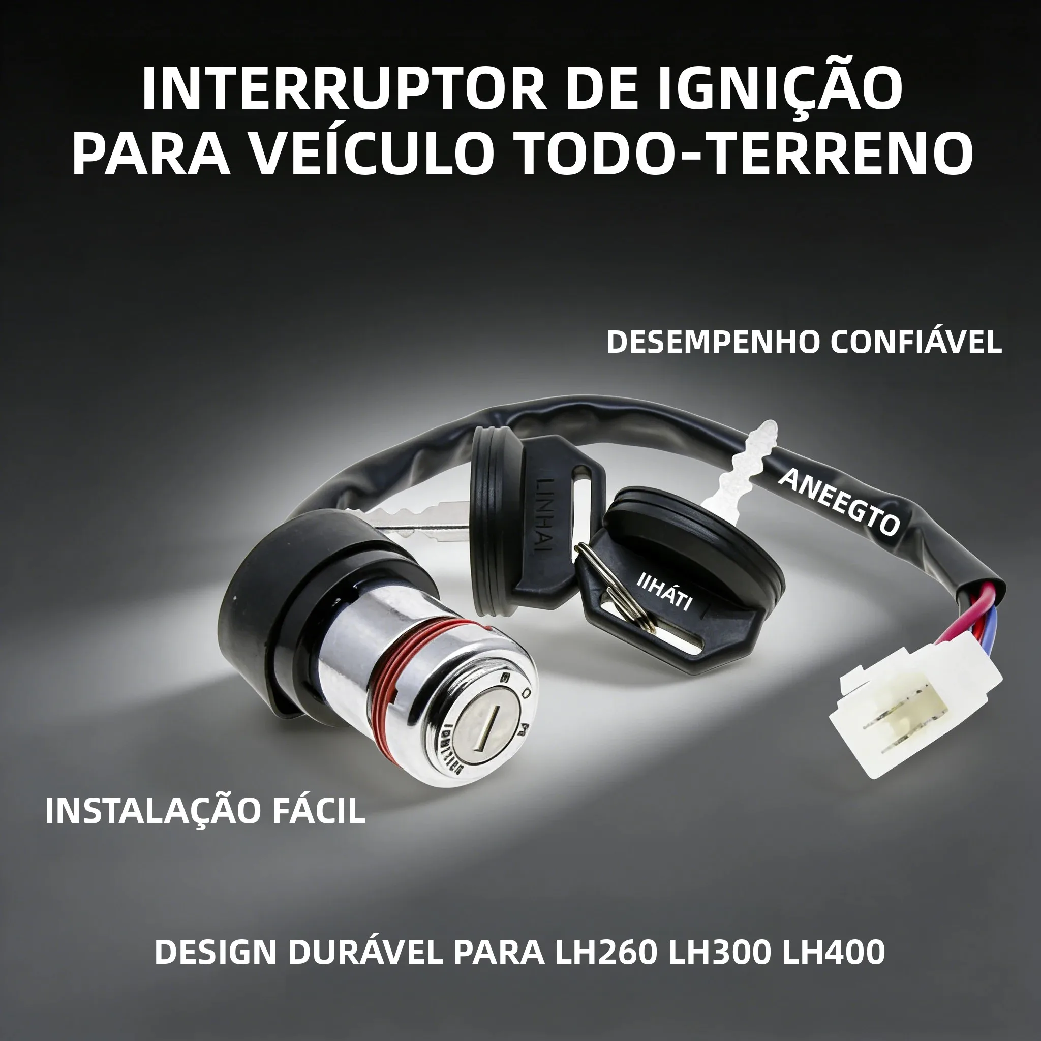 chave-de-ignicao-mortch-com-chaveiro-para-linhai-lh260-lh300-lh400-atv-260-300-400-atv300-atv400-pecas-de-reposicao-e-acessorios