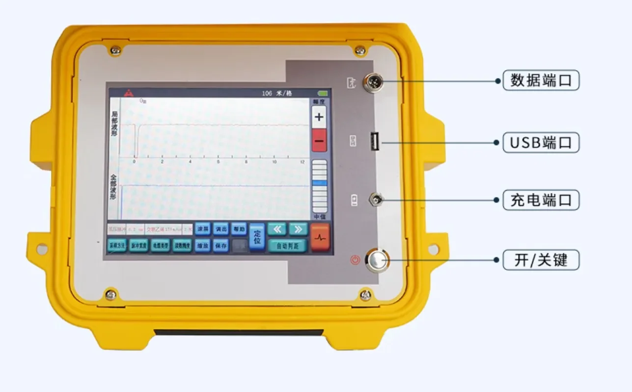 Cable fault tester, positioning detector, underground buried wire high voltage