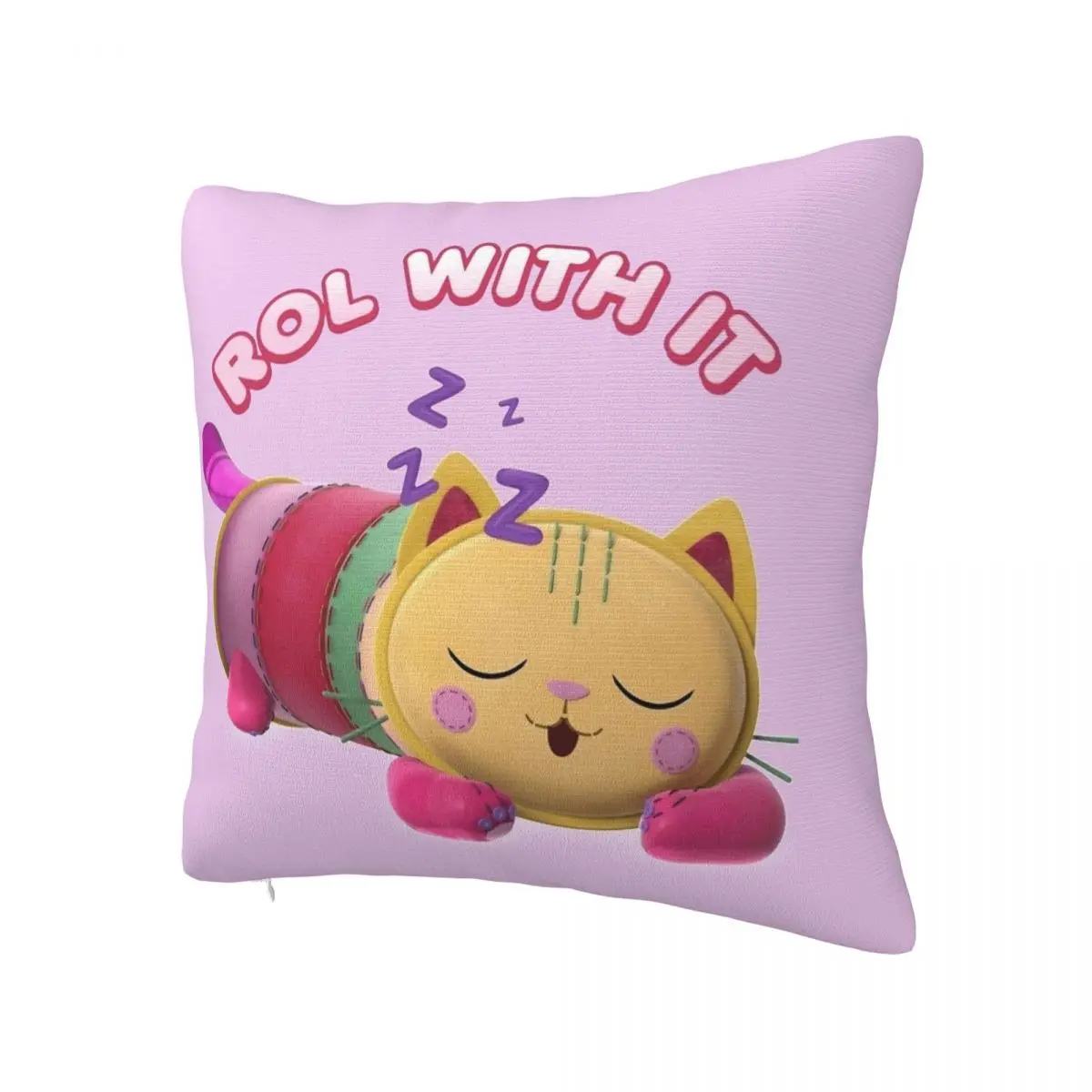 Gabbys Dollhouse Gabby Cats Pillowcase Printed Cushion Cover Decoration Cute Kids Pillow Case Cover Home Dropshipping 40*40cm