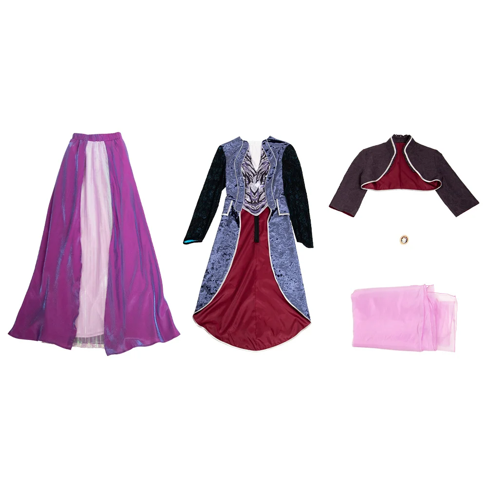 Agatha Harkness Cosplay-Kostüm, elegantes Damenkleid, Halloween-Party-Outfit
